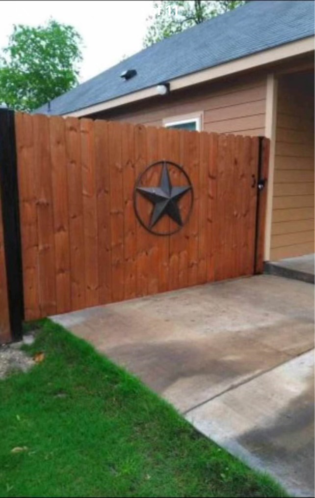 Texas Star Fence Panel