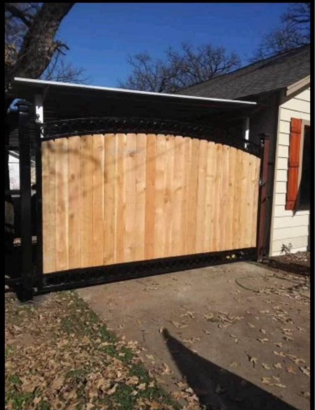 Backyard Fence Installation