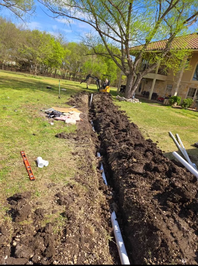 Underground Plumbing Line