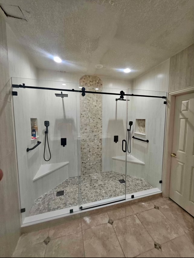 Double Shower Installation