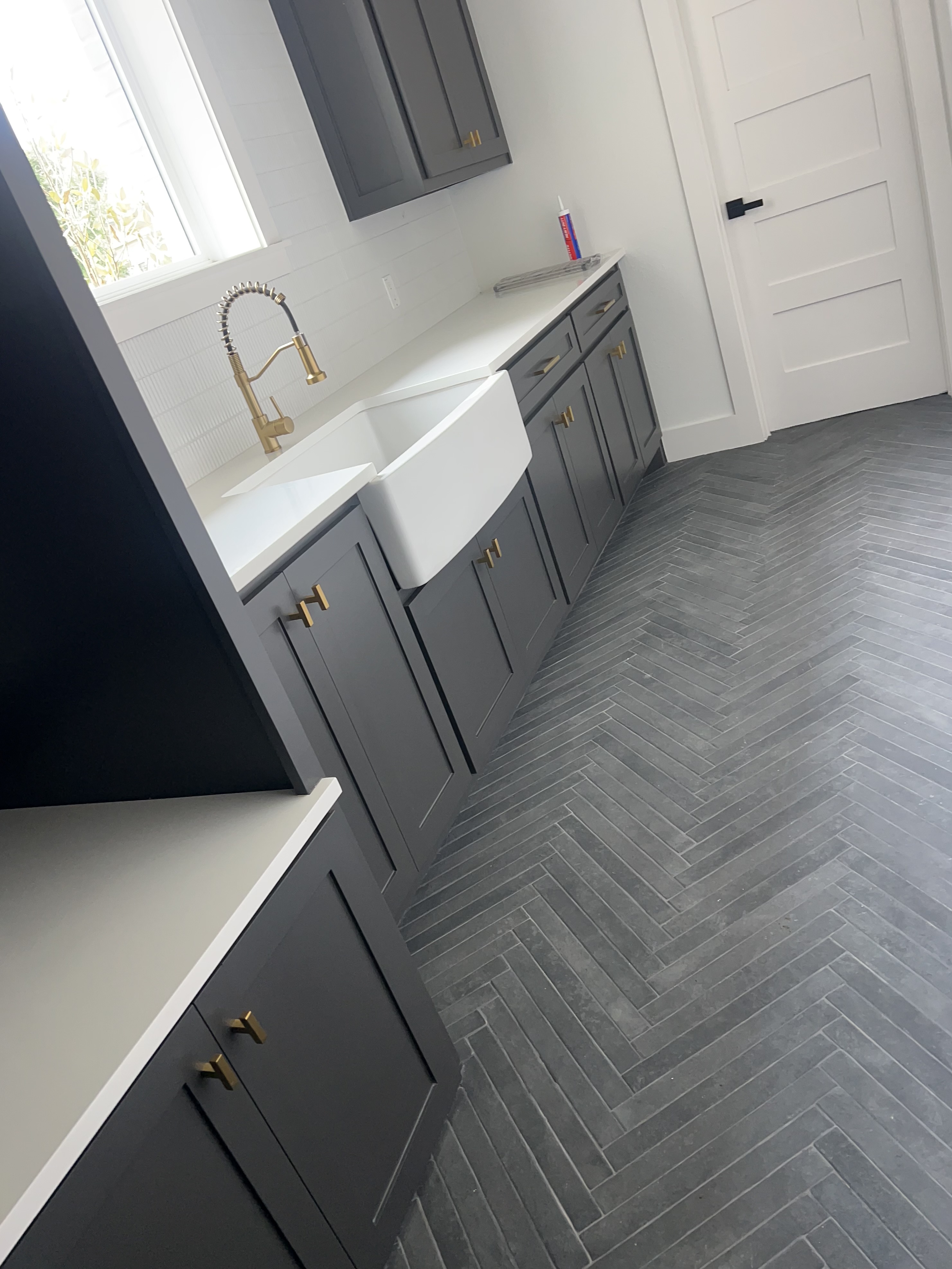 Elegant Laundry Room Floor